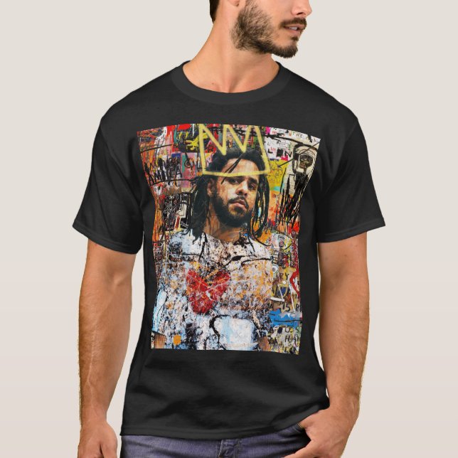 J Cole Portrait 1caesium friend T-Shirt (Front)