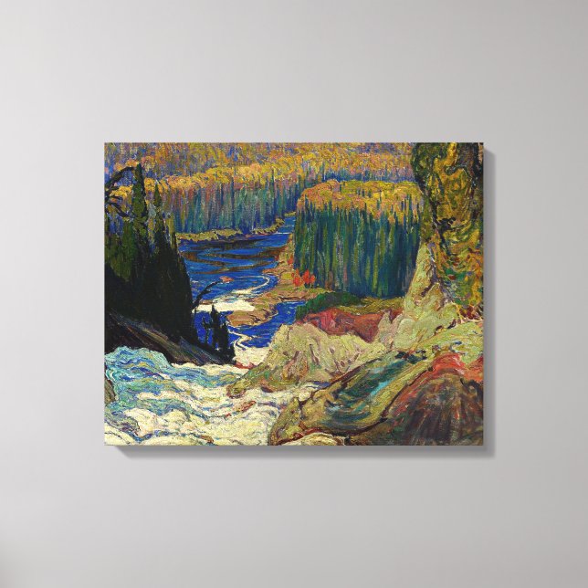 J.E.H. MacDonald - Falls, Montreal River, 1920. Canvas Print (Front)