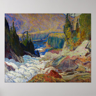 J.E.H. MacDonald Falls, Montreal River Poster