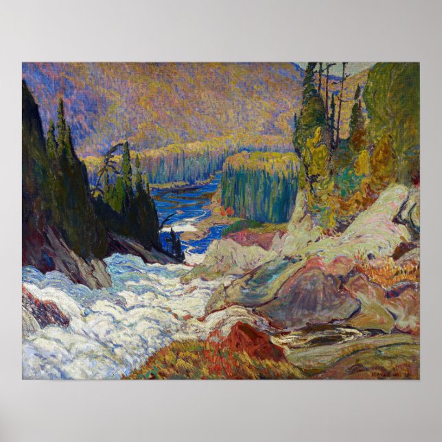 J.E.H. MacDonald Falls, Montreal River Poster (Front)