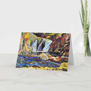 J.E.H. MacDonald - The Little Falls sketch, 1918, Card