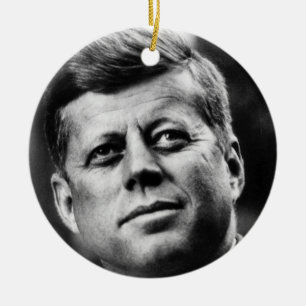 J.F.K. CERAMIC ORNAMENT