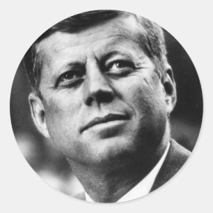 J.F.K. CLASSIC ROUND STICKER