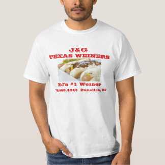 J&G Texas Weiners - Chili Dog - NJ's #1 Weiner T-Shirt