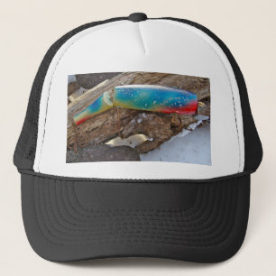 J & H "WIG LIT" Vintage Saltwater Lure Items Trucker Hat