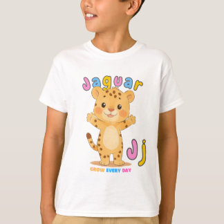 “J is for Jaguar” Alphabet Tee – Grow Every Day