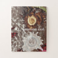 J - Jasmine Coil Alphabet Art Puzzle
