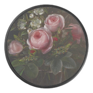 J.L. Jensen - Roses et arbres Anemones dans un ...