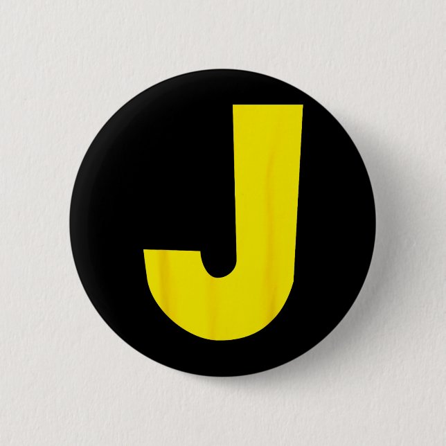 J Letter Chipmunk Group Matching Funny Halloween 2 Inch Round Button (Front)