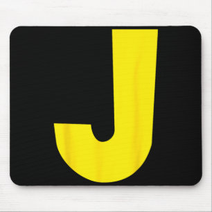J Letter Chipmunk Group Matching Funny Halloween Mouse Pad