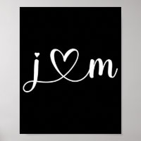 J Love M Bride Boyfriend And Girlfriend J Letter A