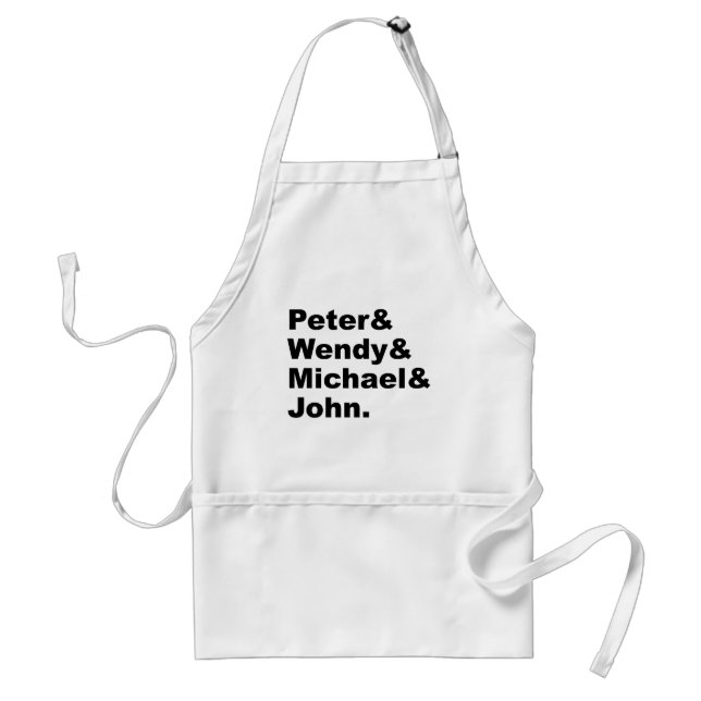 J.M. Barrie's Peter Pan | Peter Wendy Michael John Standard Apron (Front)