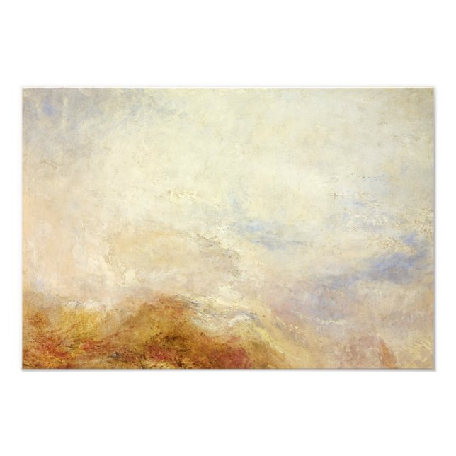 J. M. W. Turner - A mountain scene, Val d'Aosta Photo Print (Front)