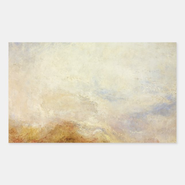J. M. W. Turner - A mountain scene, Val d'Aosta Sticker (Front)