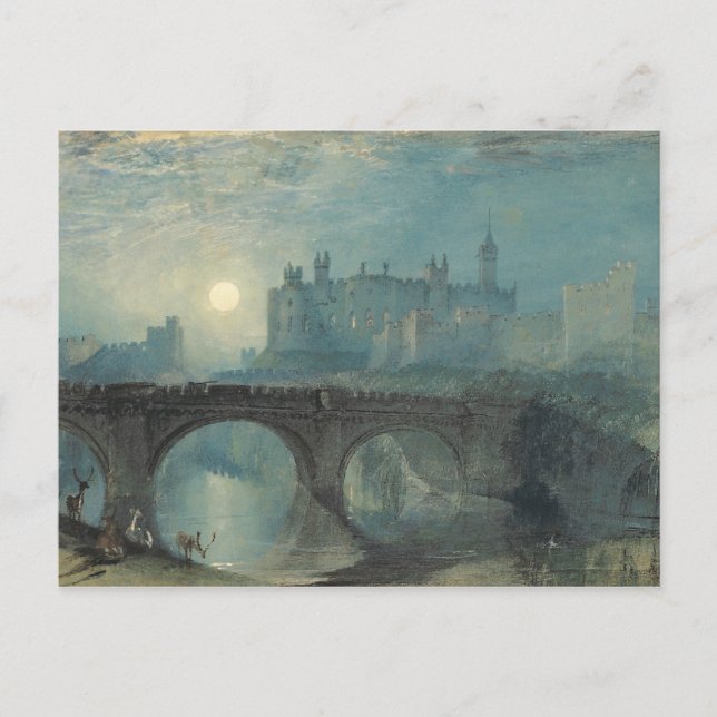 J.M.W. Turner - Alnwick Castle Postcard (Front)