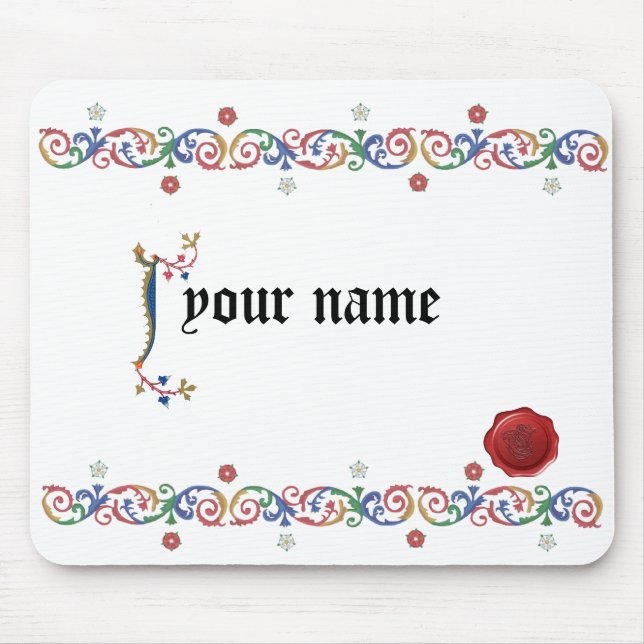 J medieval Mouspad Mouse Pad (Front)