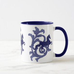 J. Mug bleu