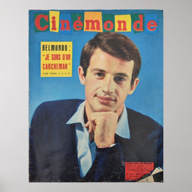 J P Belmondo. Poster (Front)