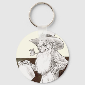 J P Bernard Moonshiner (Sepia) Keychain