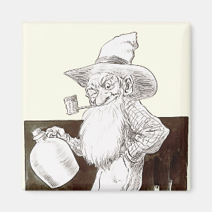 J P Bernard Moonshiner (Sepia) Magnet