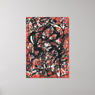 J. P. - FREE FORM - 1946 - Abstract Expressionism- Canvas Print