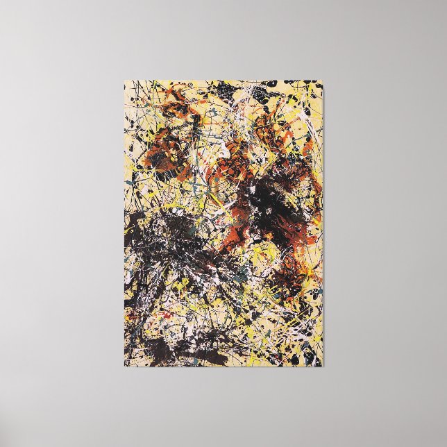 J. P. - Number 12 - 1949 - Action painting - Canvas Print (Front)