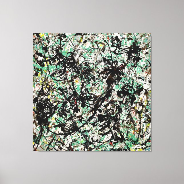J. P. - Number 15 - 1950 - Action painting - Canvas Print (Front)