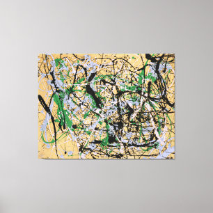 J. P. - Number 17 - 1949 - Action painting - Canvas Print