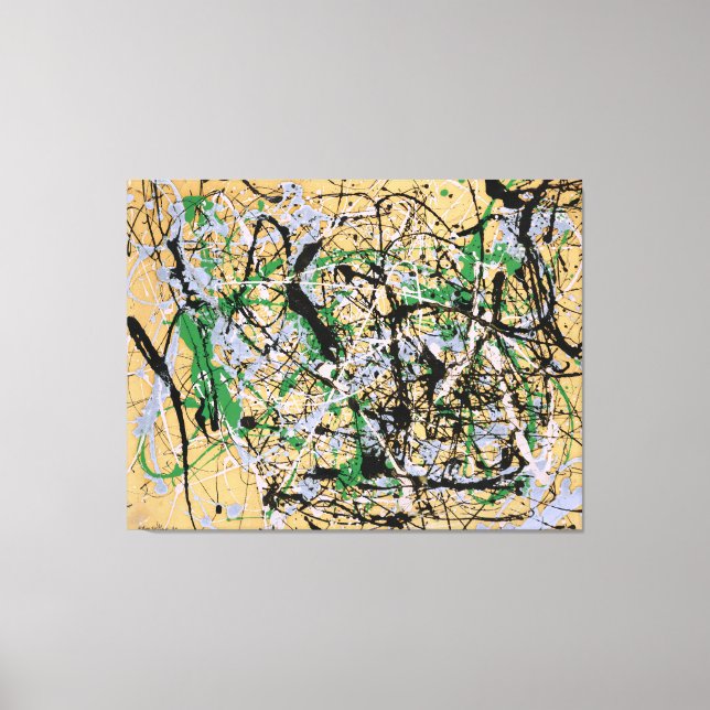 J. P. - Number 17 - 1949 - Action painting - Canvas Print (Front)