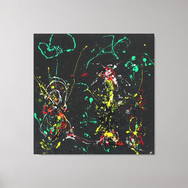 J. P. - Number 17 FIREWORKS - 1950 - Canvas Print (Front)