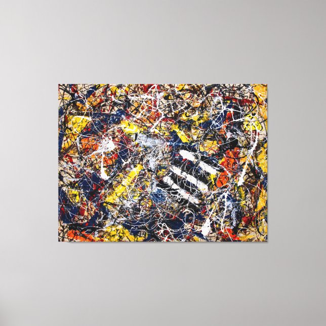 J. P. - Number 17A - 1948 - Action painting - Canvas Print (Front)