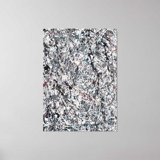 J. P. - Number 19 - 1948 - Action painting - Canvas Print (Front)