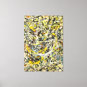 J. P. - Number 19 - 1949 - Action painting - Canvas Print