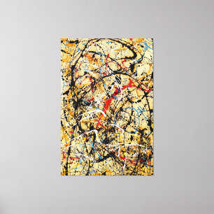 J. P. - Number 20 - 1949 - Action painting - Canvas Print