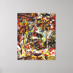 J. P. - Number 22 - 1949 - Action painting - Canvas Print