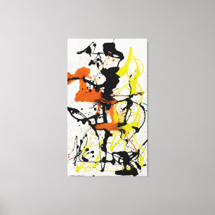 J. P. - Number 26 - 1949 - Action painting - Canvas Print