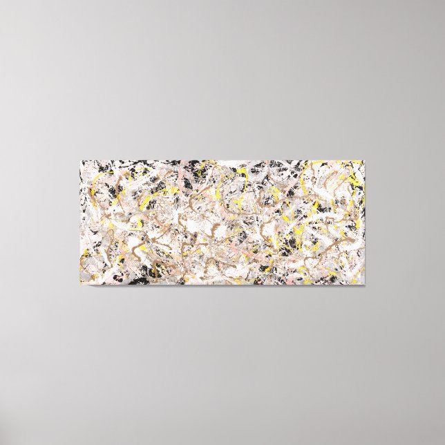 J. P. - Number 27 - 1950 - Action painting - Canvas Print (Front)