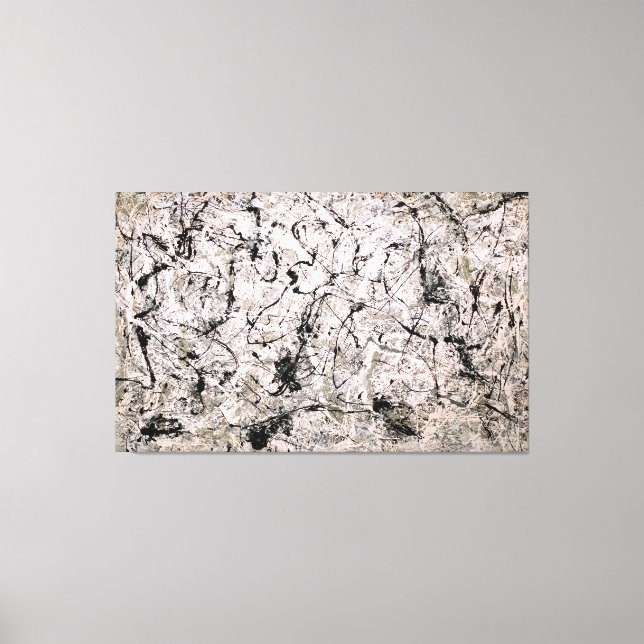 J. P. - Number 28 - 1950 - Action painting - Canvas Print (Front)