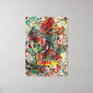  J. P. - Number 30 - 1949 - Action painting - Canvas Print