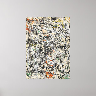  J. P. - Number 32 - 1949 - Action painting - Canvas Print