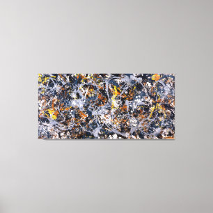 J. P. - NUMBER 3 - 1950 - Action painting - Canvas Print