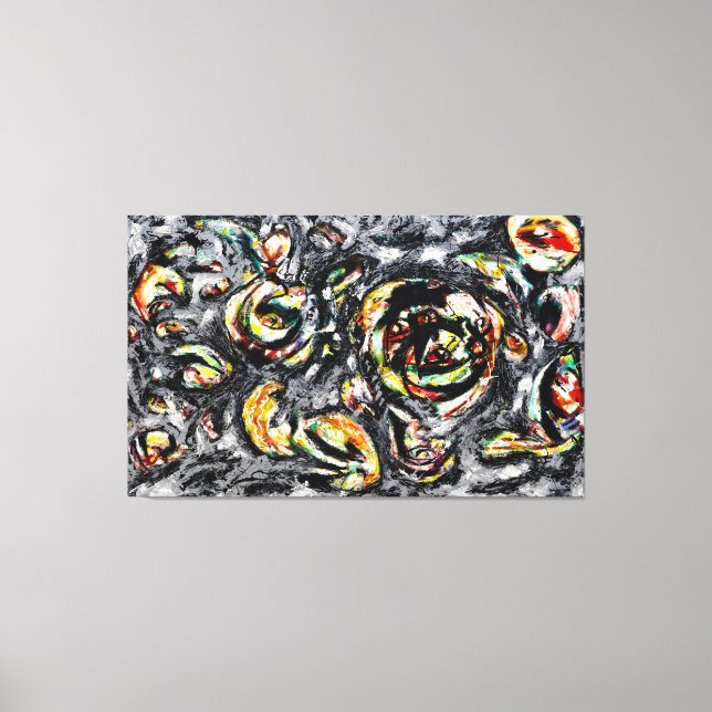 J. P. - OCEAN GREYNESS - 1953 - Abstract - Canvas Print (Front)