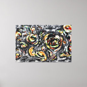 J. P. - OCEAN GREYNESS - 1953 - Abstract - Canvas Print