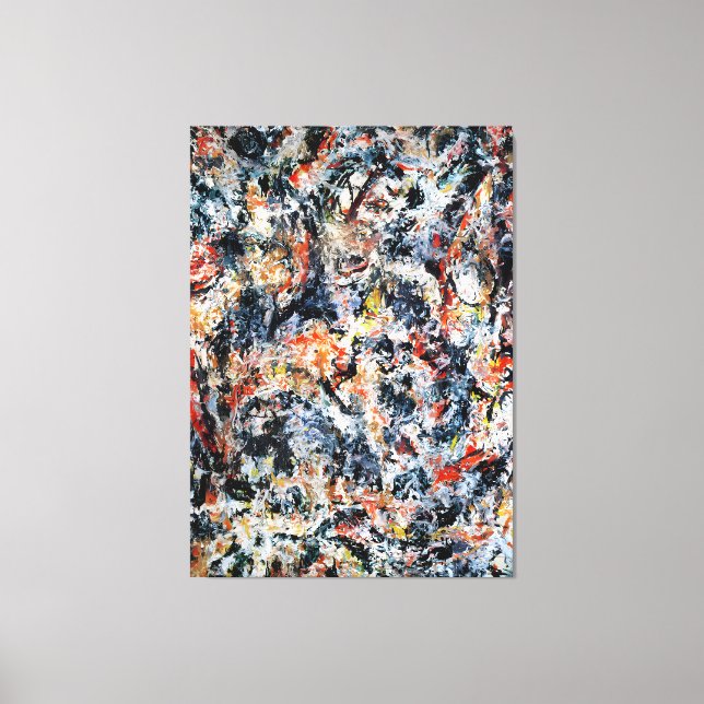 J. P. - SCENT - 1955 - Abstract Expressionism -  Canvas Print (Front)