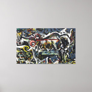 J. P. - THE SHE-WOLF - 1943 - Abstract - Canvas Print