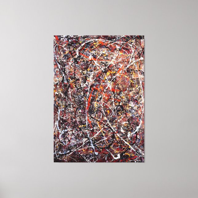 J. P. - UNTITLED - 1948 - Abstract Expressionism - Canvas Print (Front)