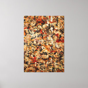 J. P. - UNTITLED - c. 1945-1949 - Action painting- Canvas Print