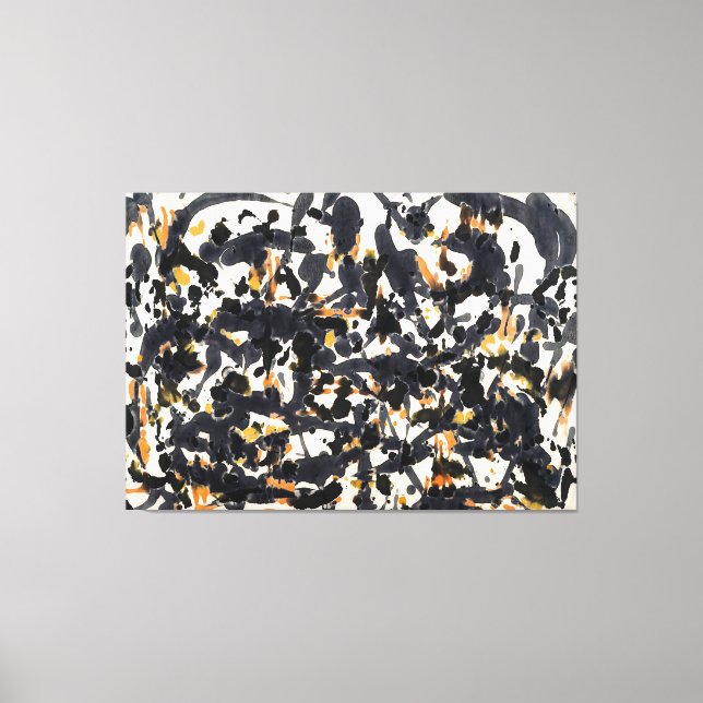 J. P. - UNTITLED - c. 1951 - Abstract - Canvas Print (Front)