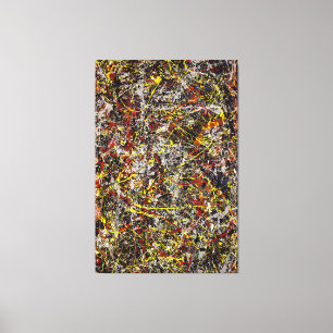 J. Pollock - Number 5 - 1948 - Action painting -  Canvas Print