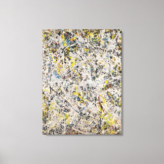 J. Pollock - NUMBER 9 - 1949 - Acton painting - Canvas Print